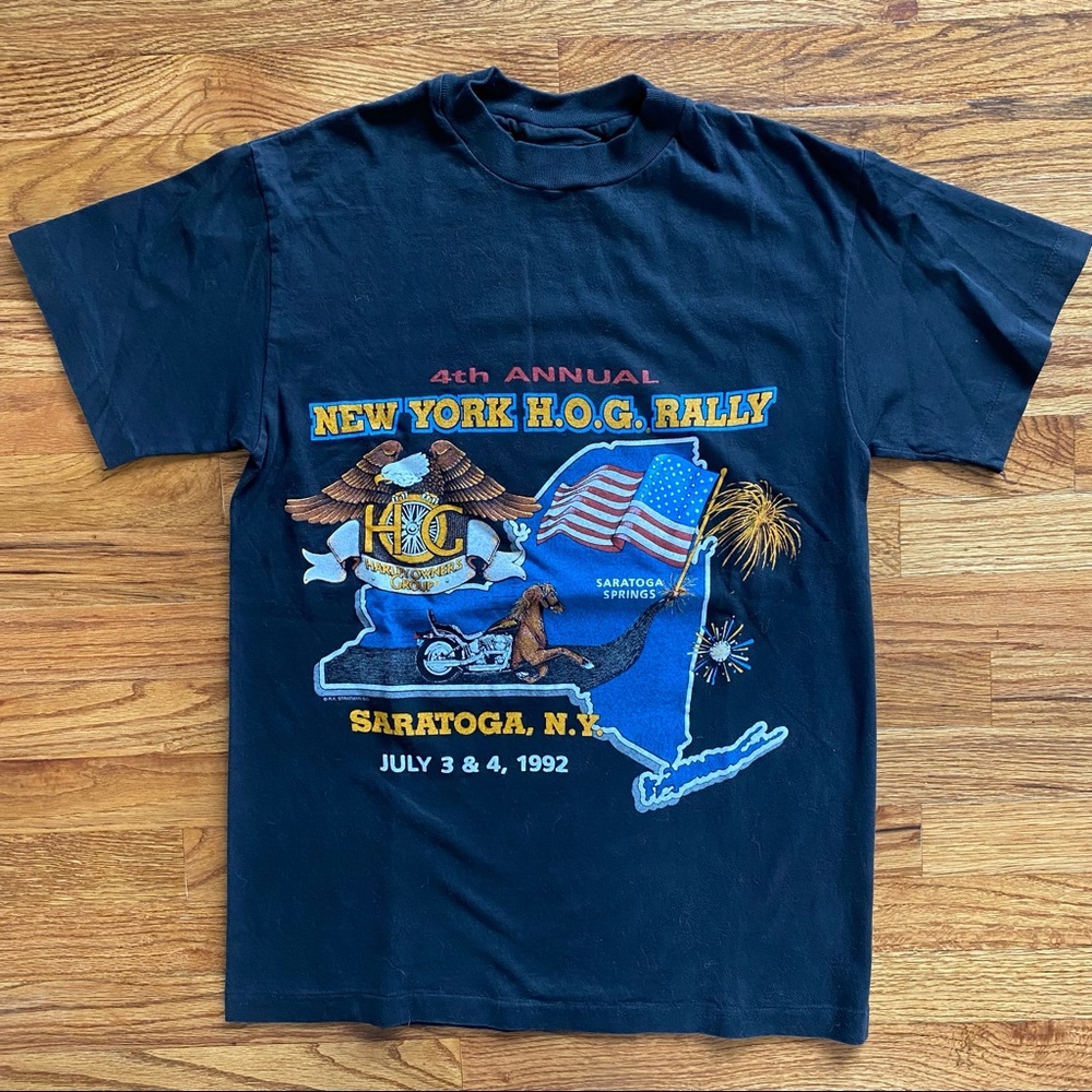 Vintage 1992 Harley Davidson Made In USA T-Shirt Size Small